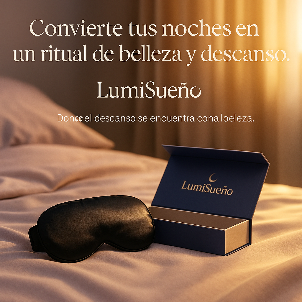 LumiSueño® Máscara para Dormir - Sueño profundo y reparador