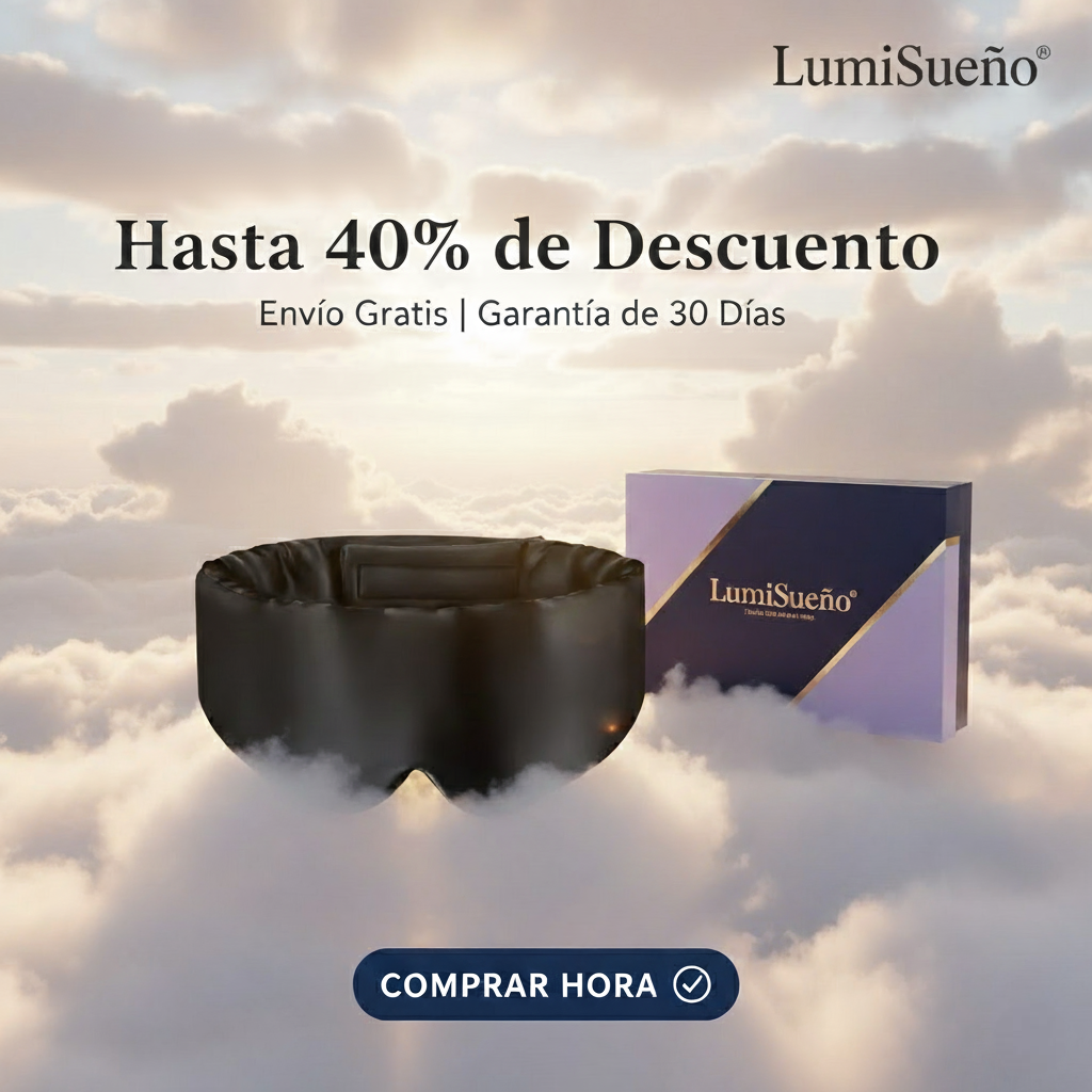LumiSueño® Máscara para Dormir - Sueño profundo y reparador